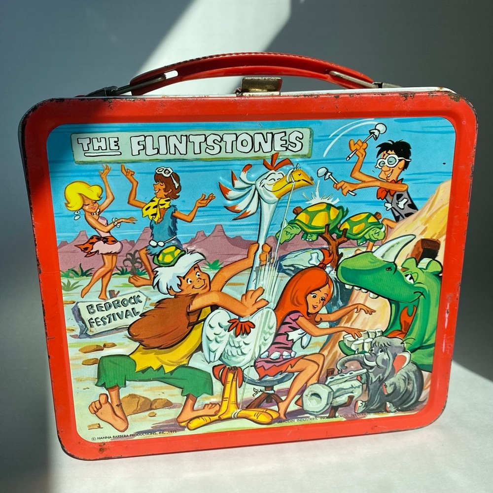 1971 RARE The Flinstones Vintage Lunchbox